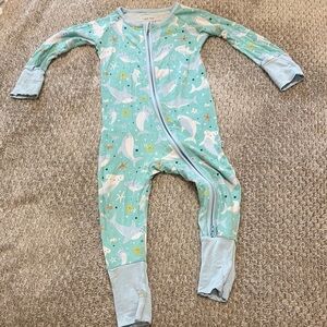 Kids Aqua Blue One Piece by Hanna Andersson